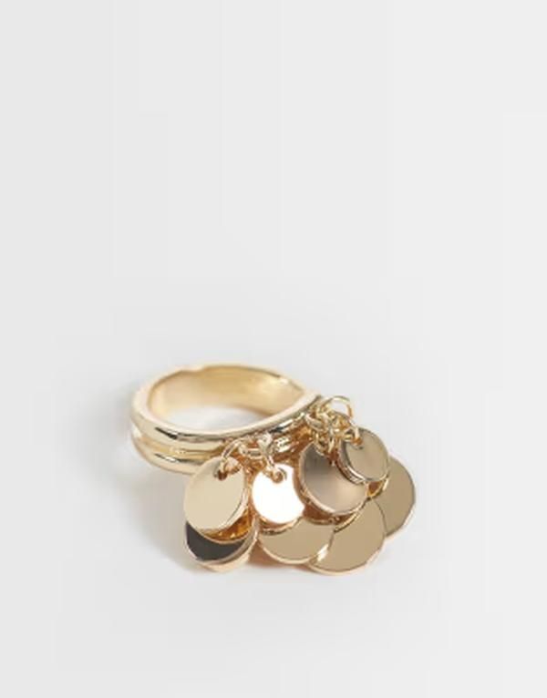 リクレイム ヴィンテージ レディース アクセサリー リング Reclaimed Vintage discharm ring tone Gold ゴールド