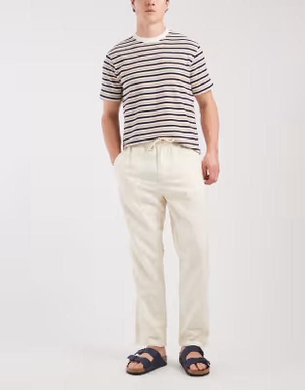 レディファインド レブル メンズ ボトムス カジュアルパンツ Redefined Rebel Gus comfort fit pants ineutral NEUTRAL