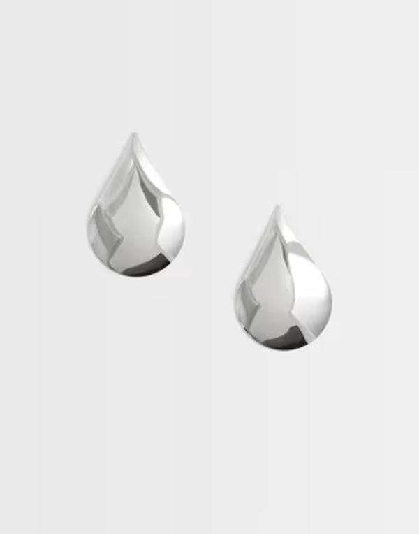 トップショップ レディース アクセサリー ピアス・イヤリング Topshop Cher statementeardrop stud earrings tone SILVER シルバー