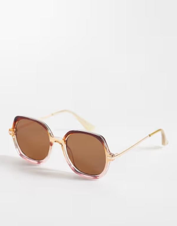 アルド レディース アクセサリー サングラス・アイウェア ALDO leilah oversized rimlessunglasses tone with orange lenses ORANGE オレンジ