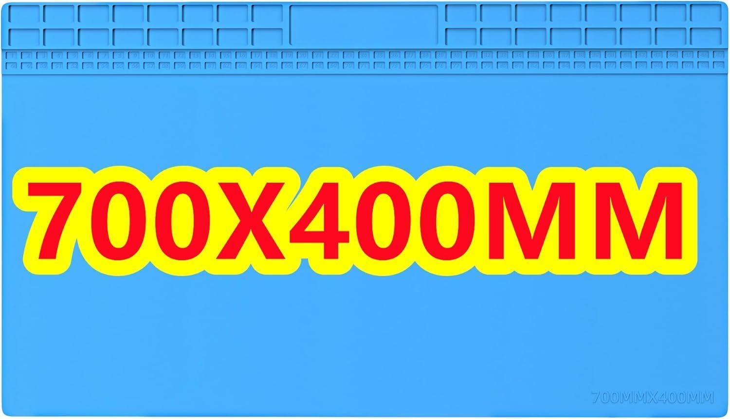 新品 TE-713特大サイズ 作業マット 大判 500℃耐熱 700mm*400mm特大 作業シリコンマット 断熱ワーキングマット シリカゲルはんだマット 高温熱風に耐える 無毒 断熱パッド 作業マット 耐熱 滑り止めデスク 修理マット 溶接用 分解修理用ツー