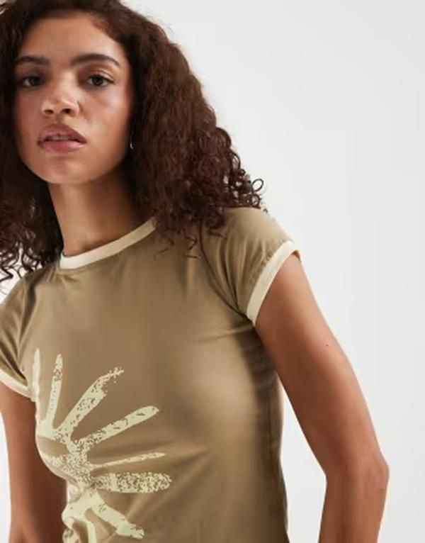 モーテル レディース トップス シャツ Motel Sutin tee in olive オリーブ