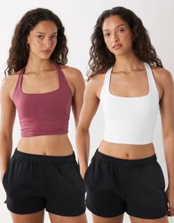 コットンオン レディース トップス タンクトップ Cotton Active ultra soft bar tank and berry Multi マルチカラー