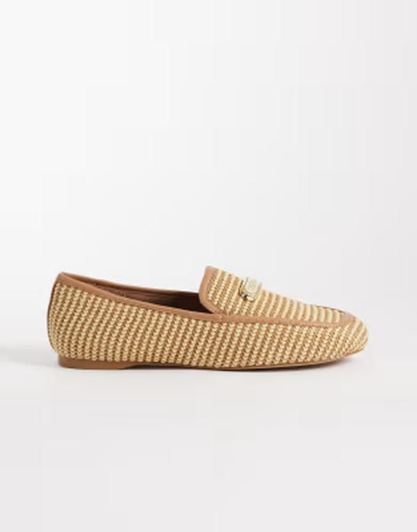 スティーブ マデン レディース シューズ スリッポン・ローファー Steve Madden Ridgeviewoven loafers inatural raffia Nat Raffia