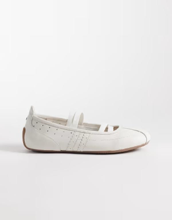 ブロンクス レディース シューズ パンプス Bronx zendaya ballet flats off white オフホワイト