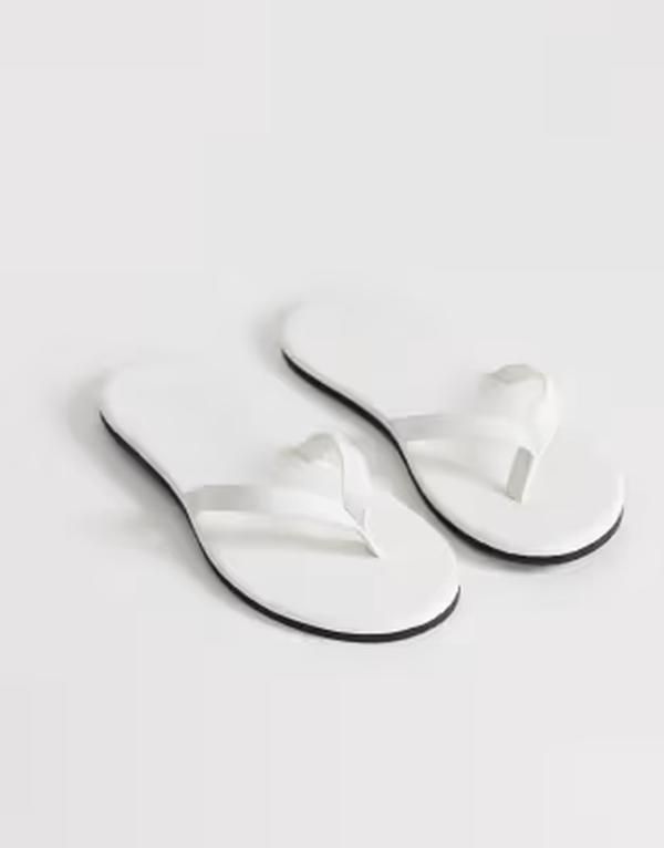 トップショップ レディース シューズ サンダル レザー Topshop Sky realeather toe thong sandals WHITE ホワイト