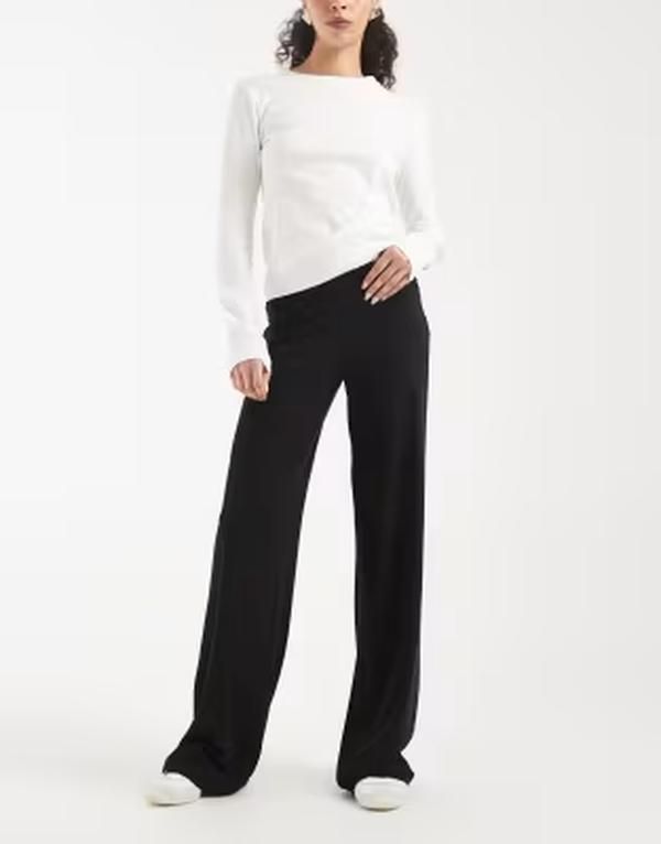 コットンオン レディース ボトムス カジュアルパンツ ギャザー Cotton Honey ruched pants Black ブラック