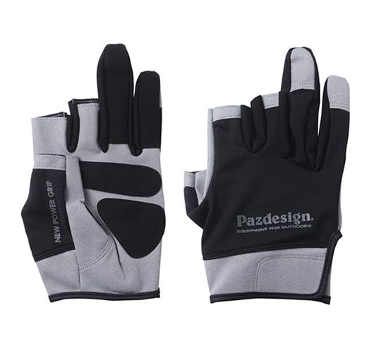 新品 Pazdesign(パズデザイン) 3フィンガーレス・クールドライグローブ/3FINGERLESS COOLDRY GLOVE PGV-036 ブラックグレー XL