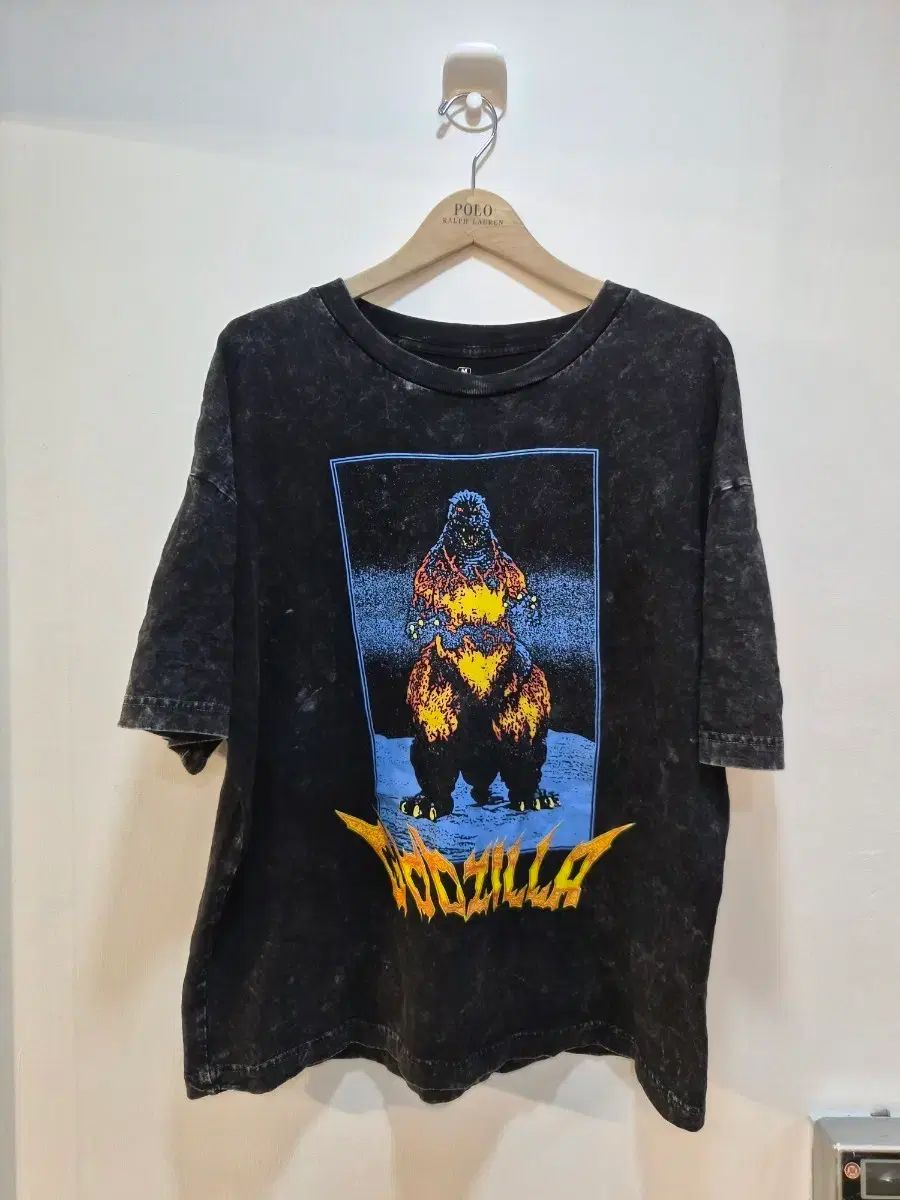 M/105) GODZILLA ゴジラ ウォッシュ 半袖Tシャツ 出品