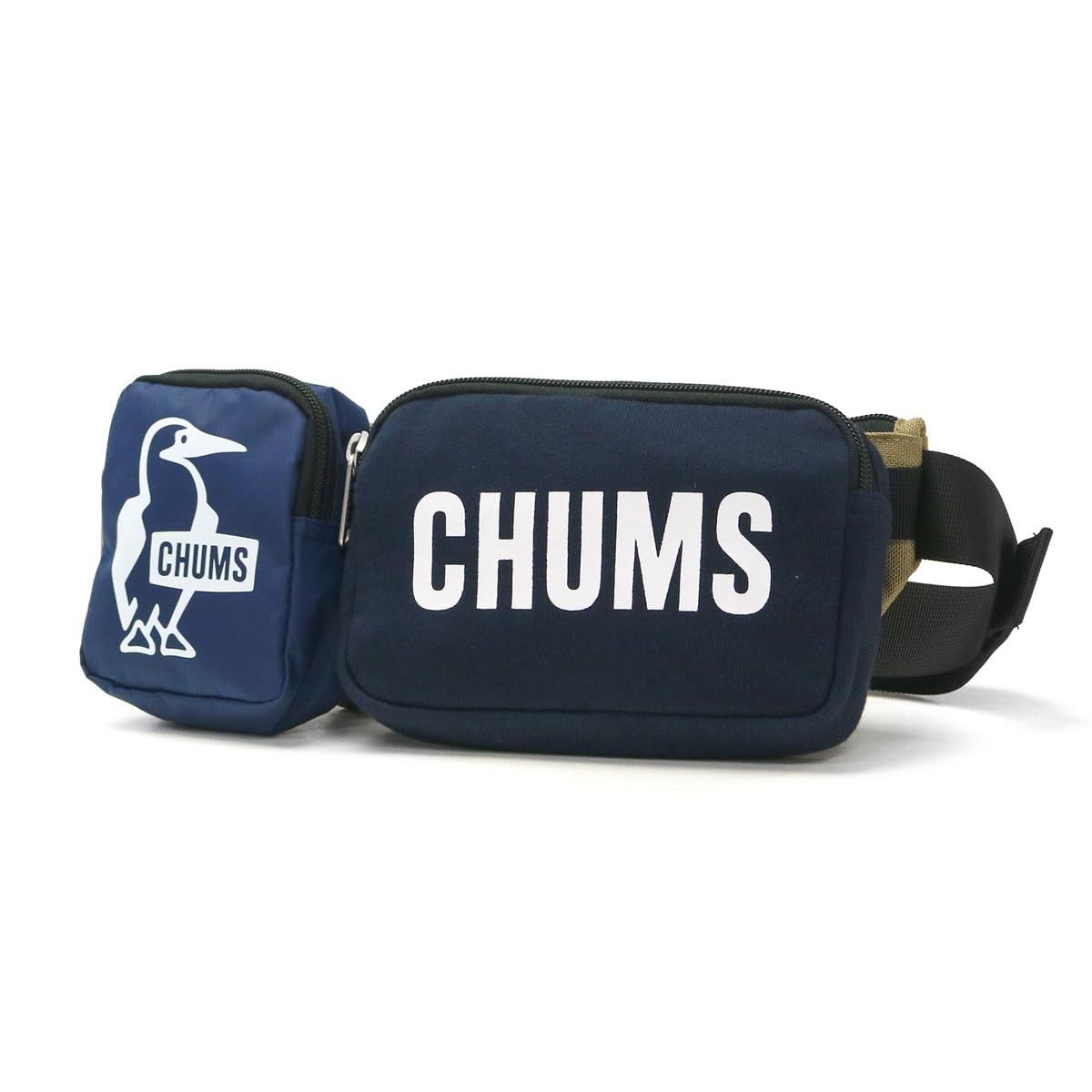 新品 [チャムス] 3 Pouch Body Bag Sweat Nylon･Navy x BG