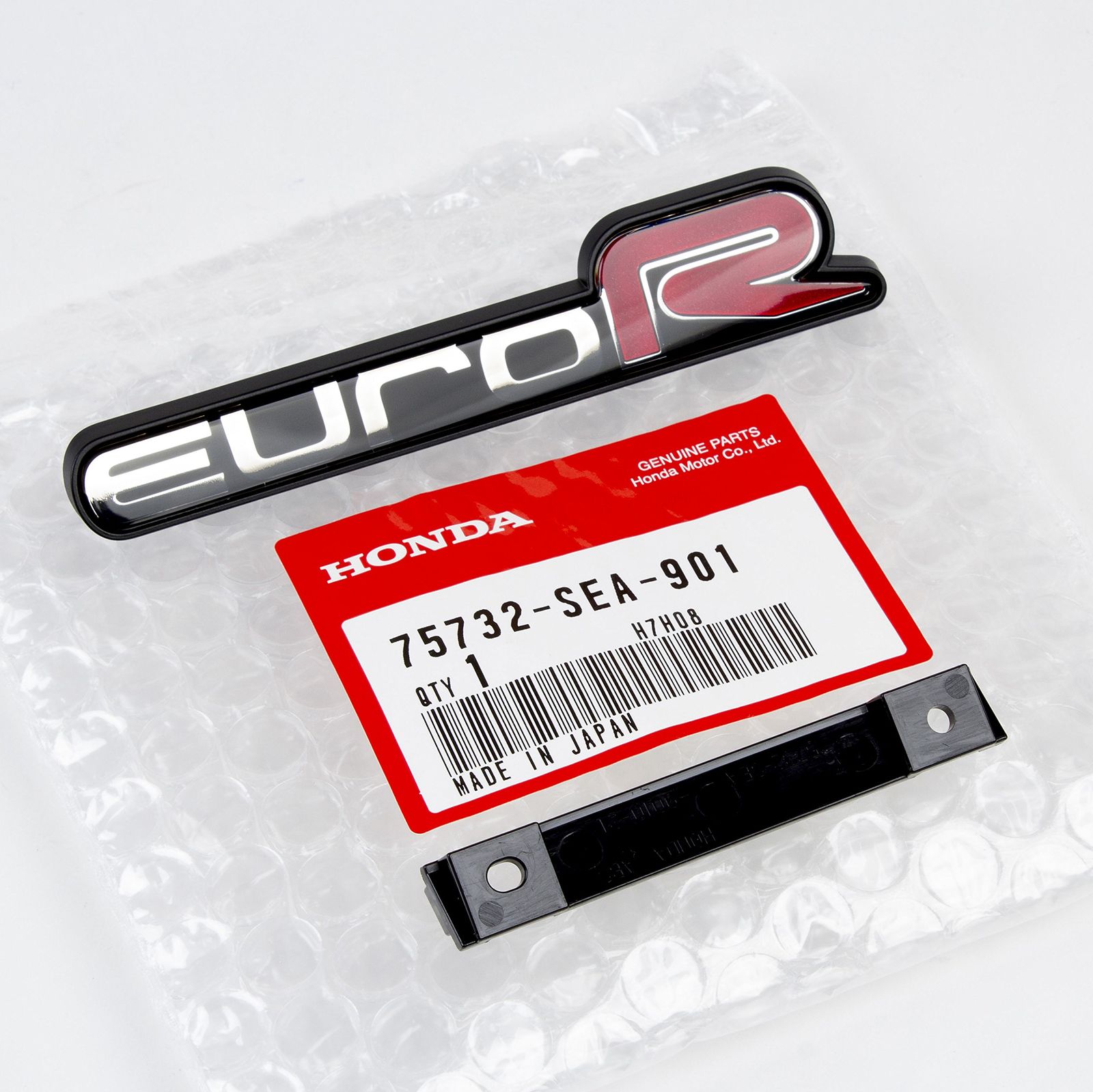 新品 HONDA (ホンダ) 純正部品 エンブレムCOMP. フロント (EURO R) アコード 4D 品番75732-SEA-901