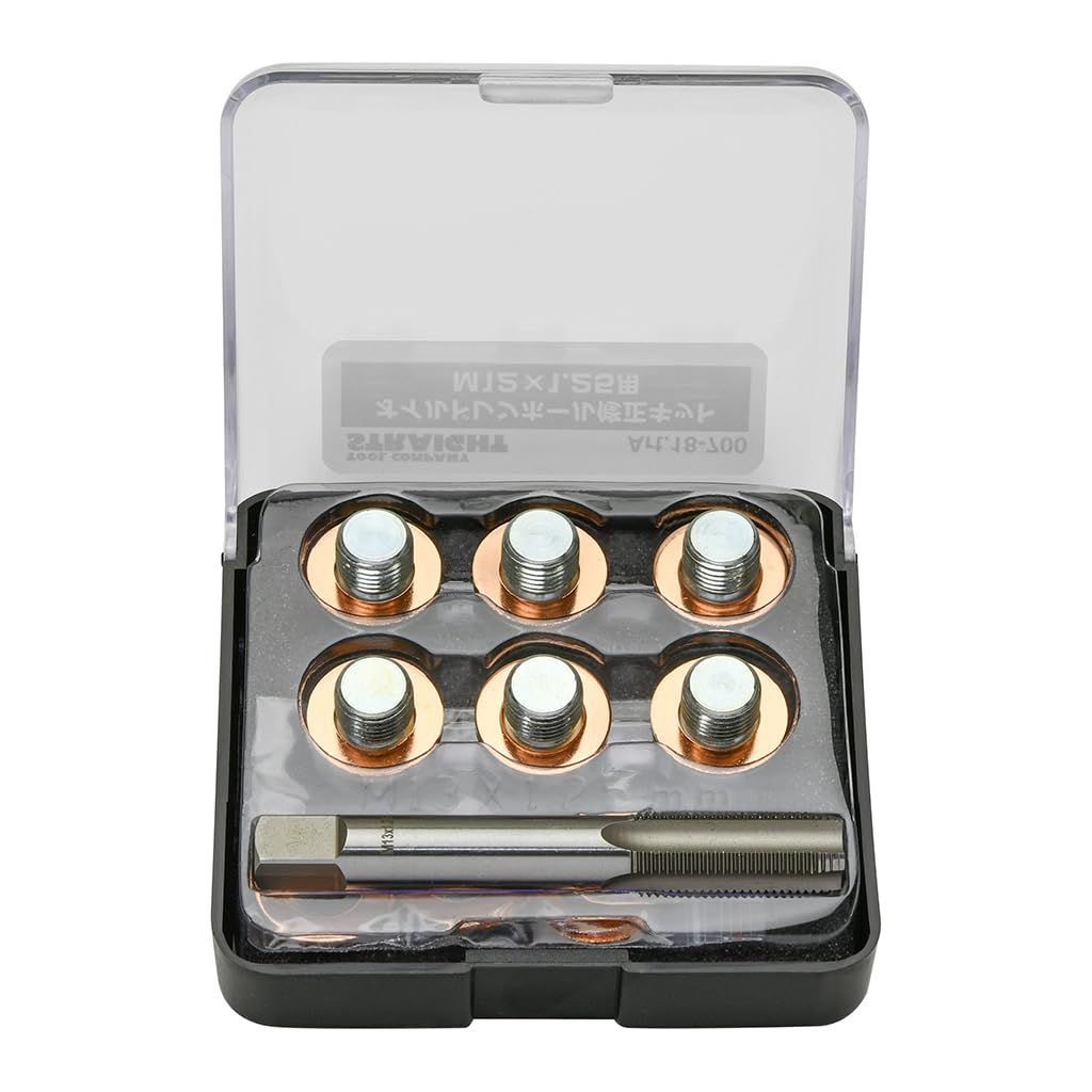新品 (STRAIGHT/ストレート) オイルドレンホール修正キット M12×1.25mm用 18-700