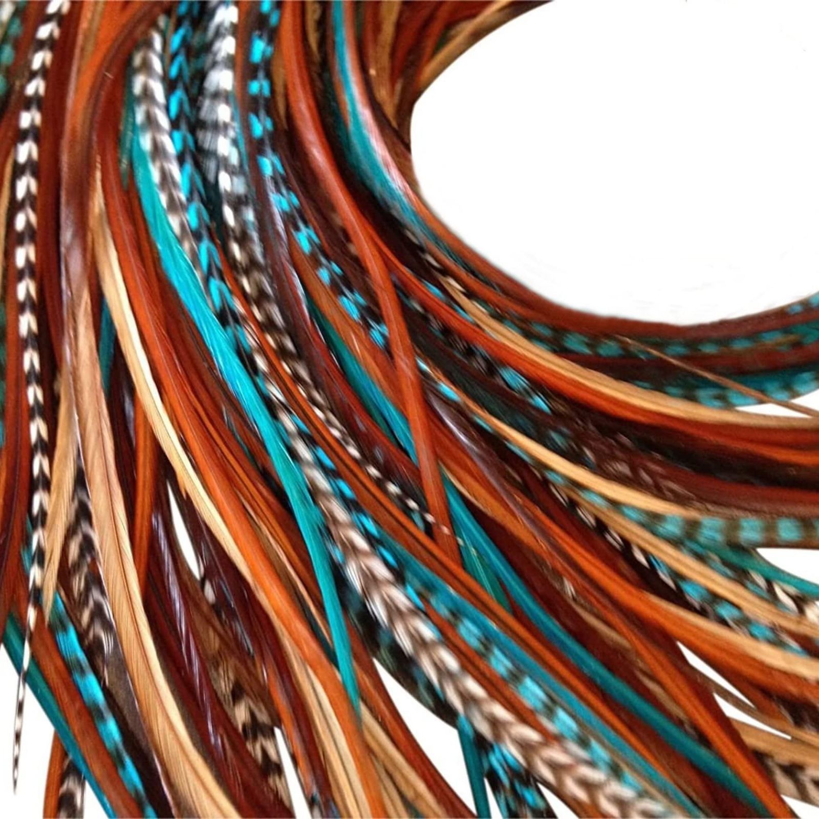 新品 Feather Brand Hair Extensions