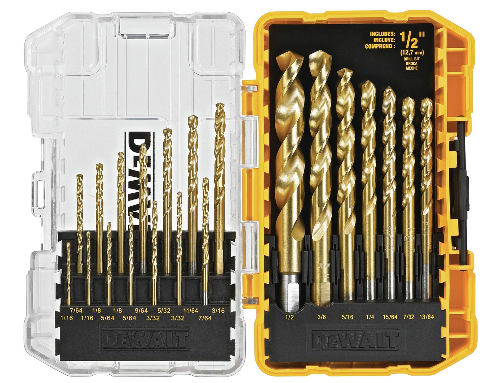 新品 DEWALT Titanium Drill Bit Set 21-Piece (DW1342)