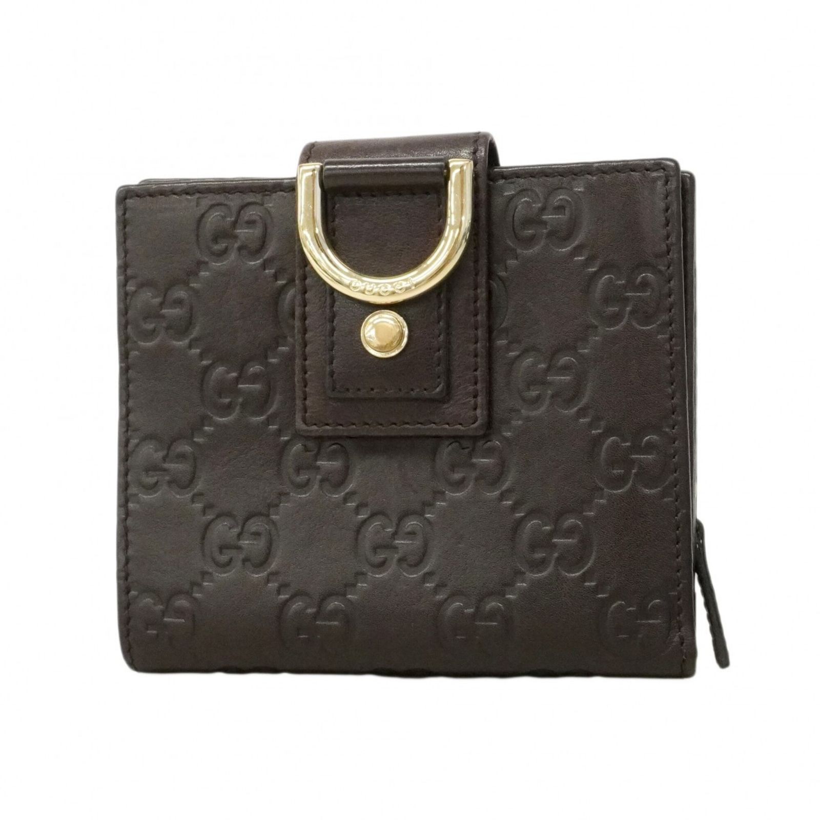 グッチ(Gucci) グッチ 財布 グッチシマ 154255 レザー ブラウン シャンパンレディース