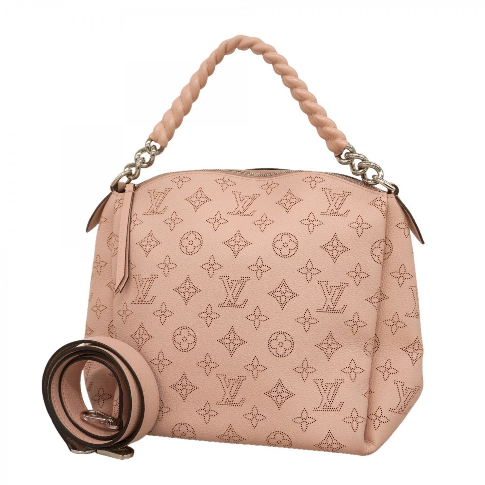 ルイ・ヴィトン(Louis Vuitton) ルイ・ヴィトン ハンドバッグ マヒナ バビロンチェーンBB M51219 マグノリア 2wayバッグレディース