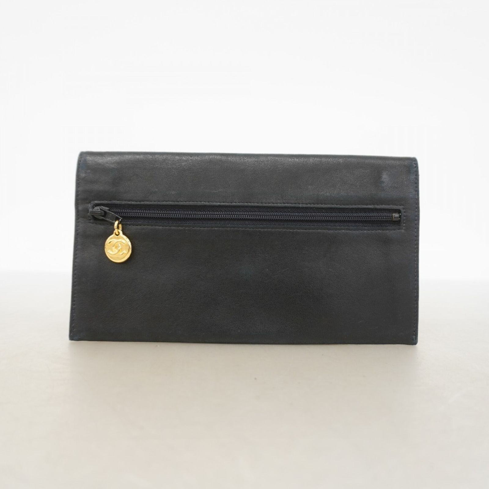 CHANEL ブラック ラムスキン　長財布 CHANEL ブラック ラムスキン 長財布 楽天市場】【10%OFF】 シャネル 長