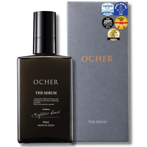 【メンズコスメ賞5冠】 OCHER (オーカー) 皮膚科学に基づく高機能オールインワン化粧水 メンズ スキンケア 【1本で整う】 エイジングケア テカリ べたつき 皮脂 肌荒れ 高保湿 オールインワン美容液 オーカー ザ セラム 50mLma 9ee63bb9