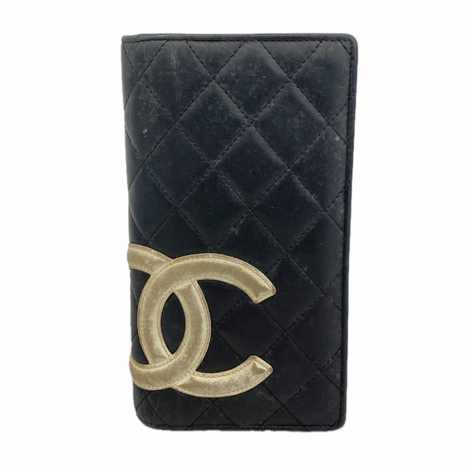 シャネル(Chanel) シャネル 長財布 カンボン ラムスキン ブラック レディース 23,242円