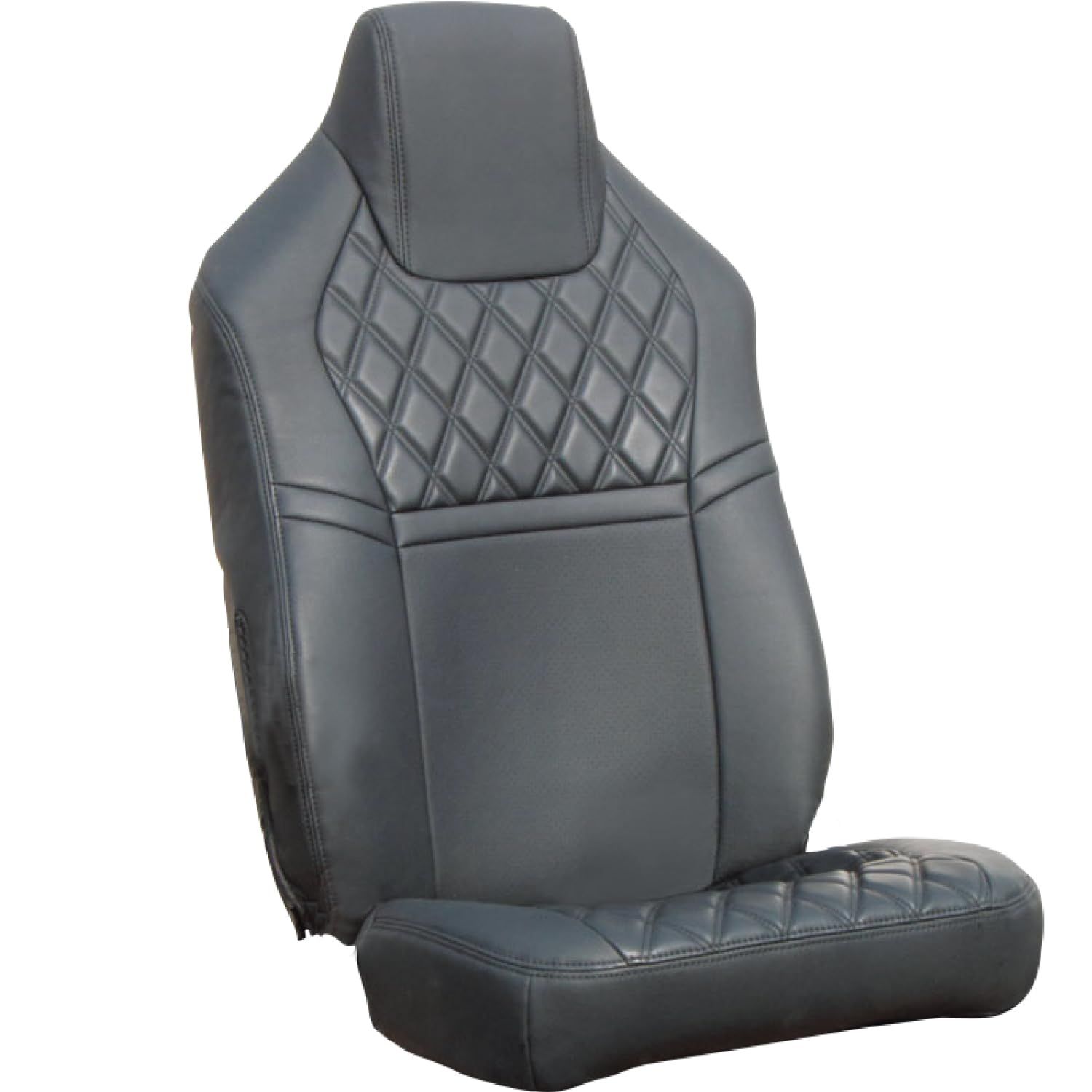 新品 ジェット・イノウエ(Jet Inoue) COMBI車種別シートカバー助手席 '17プロフィア 黒/黒糸 595386