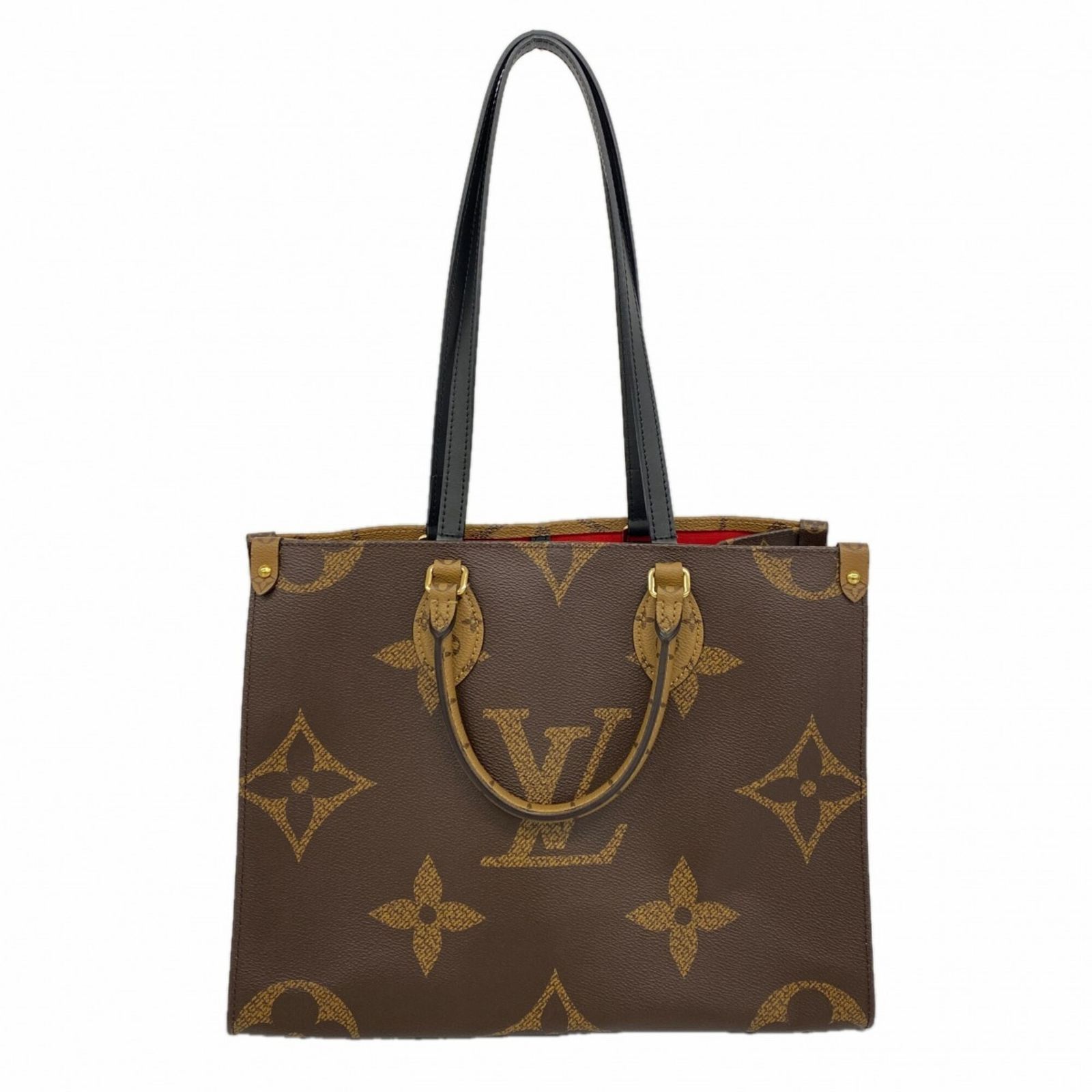 ルイ・ヴィトン(Louis Vuitton) ルイ・ヴィトン トートバッグ モノグラム・ジャイアント リバース オンザゴーMM M45321 ブラウン 2wayバッグレディース