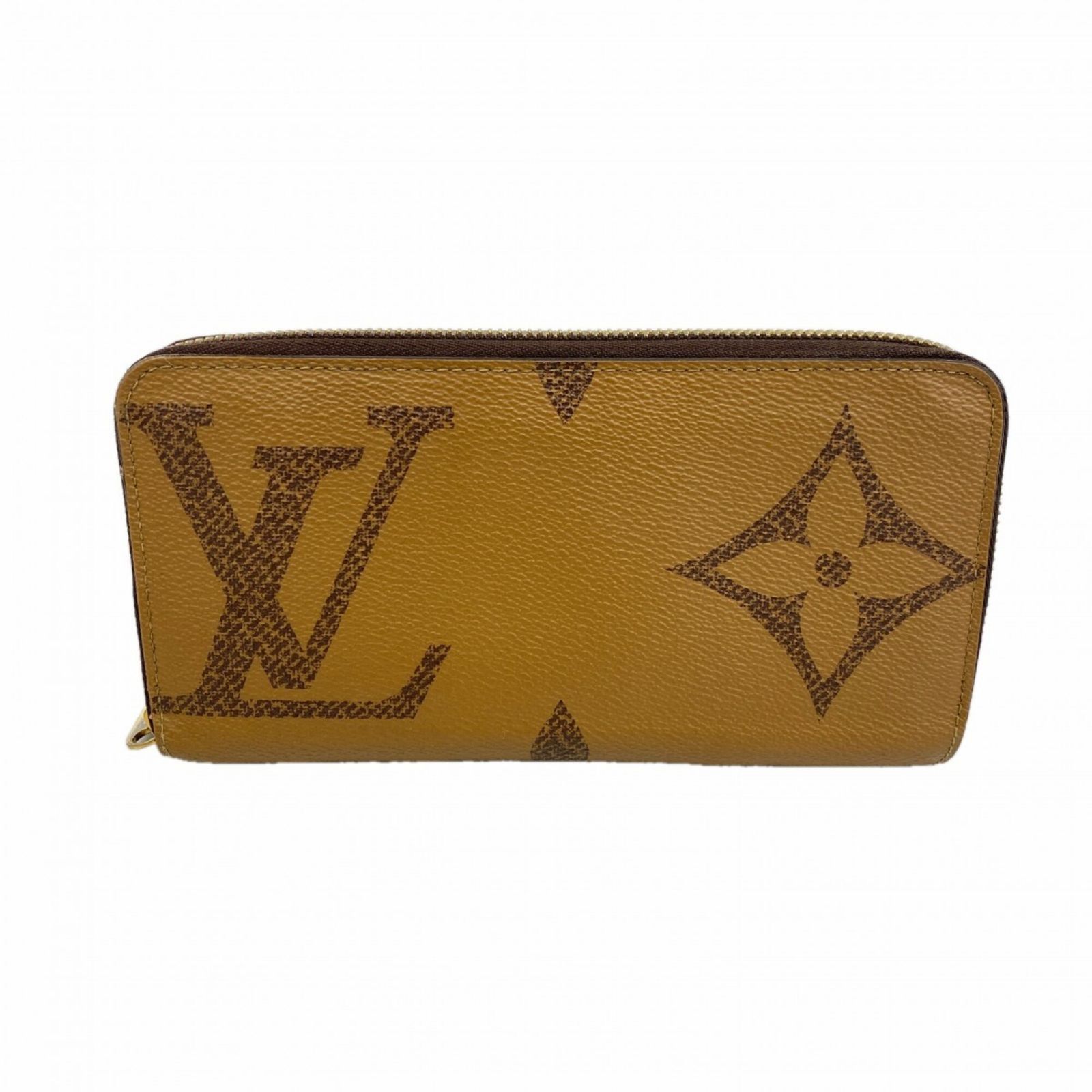 ルイ・ヴィトン(Louis Vuitton) ルイ・ヴィトン 長財布 モノグラム・ジャイアント リバース ジッピーウォレット M69353 ブラウンメンズ レディース