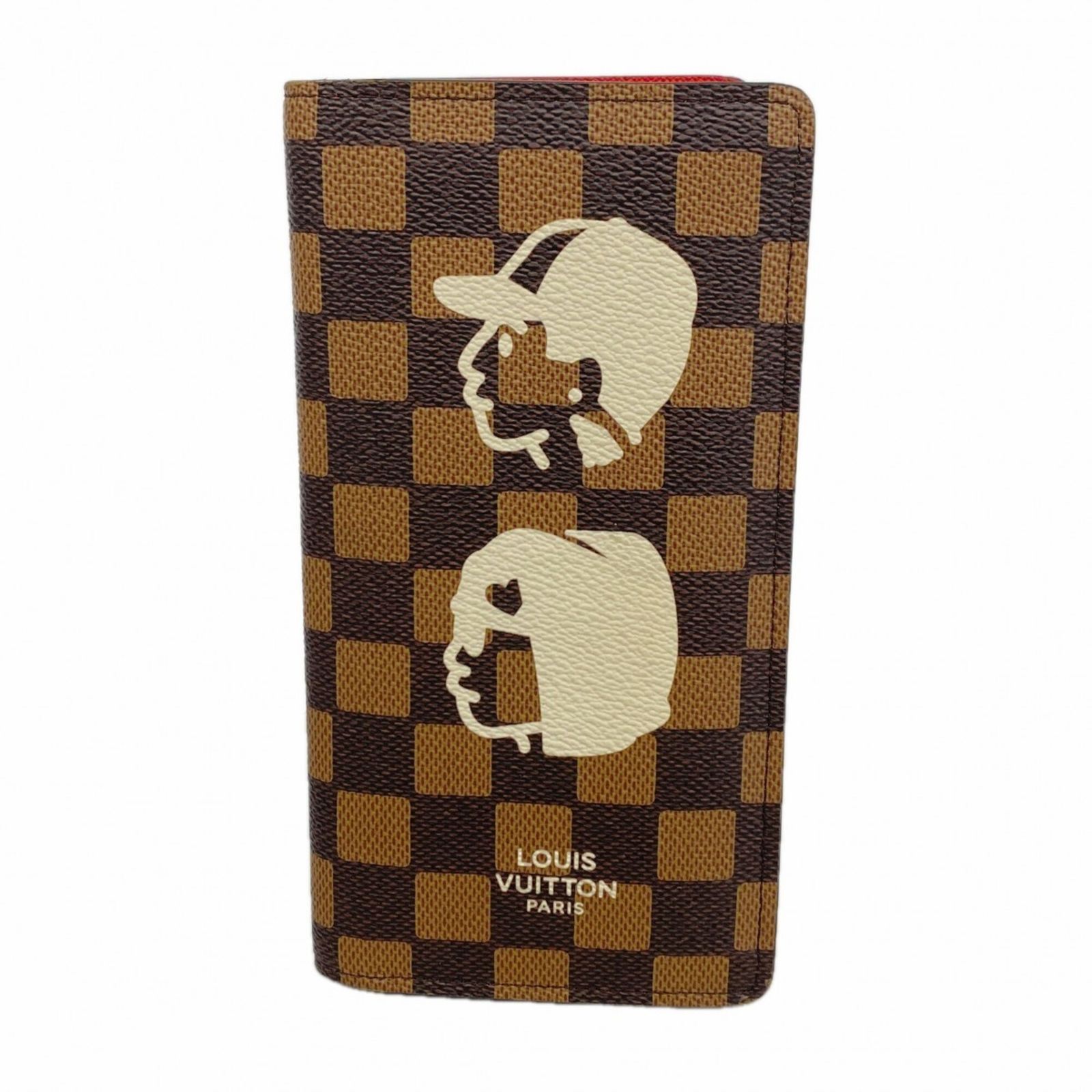 ルイ・ヴィトン(Louis Vuitton) ルイ・ヴィトン 長財布 ダミエ・フレンドシップ NIGO ポルトフォイユブラザ N40780 エベヌメンズ