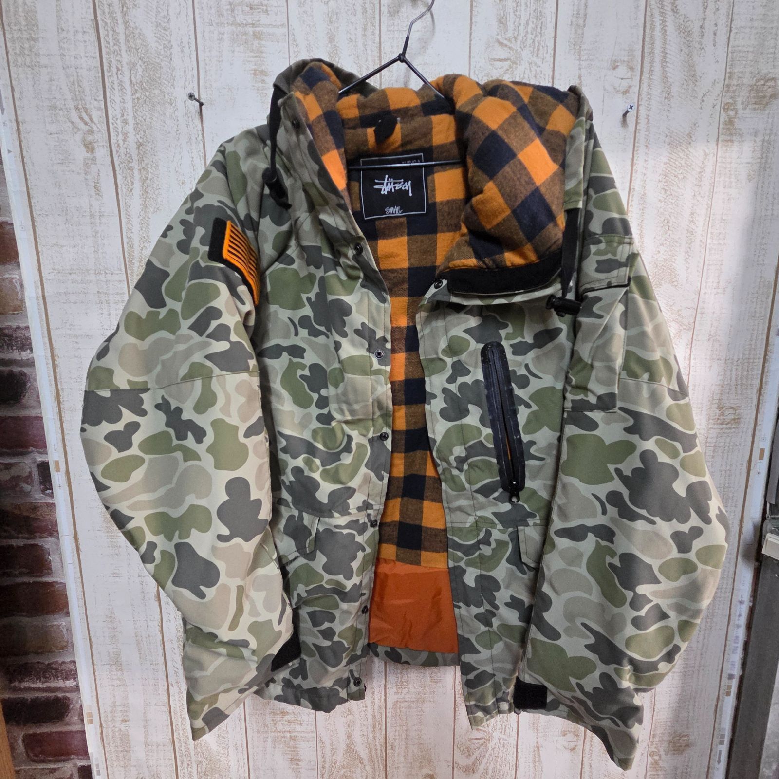 迷彩 stussy ジャケット 希少 Stussy 迷彩 カモフラ ミリタリー