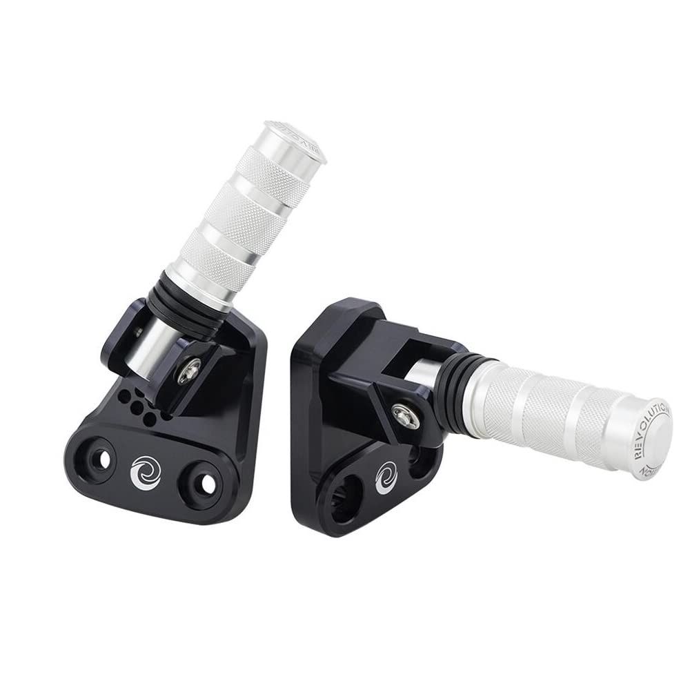 新品 Revolution スーパーカブC125 ハンターカブCT125共通 リアフットペグ/Rear Foot Peg C125/CT125 /リアパッセンジャーフットレスト JA58 JA55 JA65(Silver)
