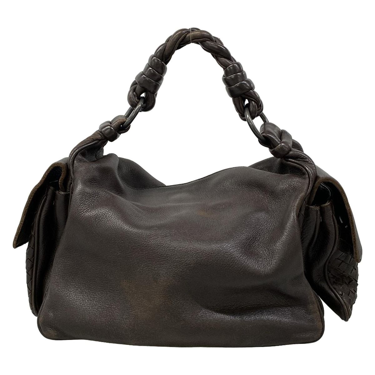 BOTTEGA VENETA(ボッテガヴェネタ) ショルダーバッグ コッカー 144413 ダークブラウン レザー