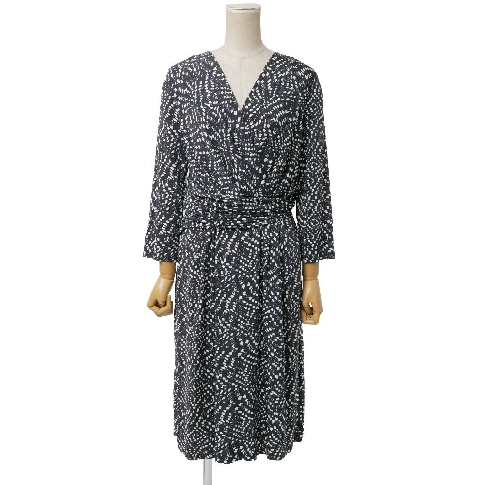Max Mara Studio マックスマーラ ストゥディオ ワンピース サイズL ジャージー カシュクール ブランド古着【中古】20260520/RA9421