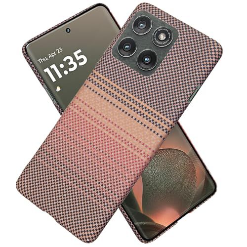 【Moilyo】MOTO Edge 50 Pro 5G/ Edge 50s Pro用 ケース アラミド繊維製 極薄・軽量型 耐衝撃 モトローラ モト edge 50pro 用 スマホカバー 指紋防止 カーボン調 耐久 全面保護ケース edge 58313720