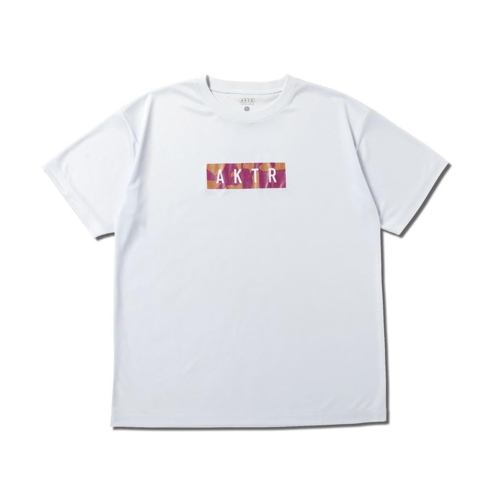 新品 アクター(AKTR) バスケットボールウェア CUT-UP CAMO ボックスロゴ スポーツ Tシャツ 125-027005 WH(ホワイト/LL/Men's)