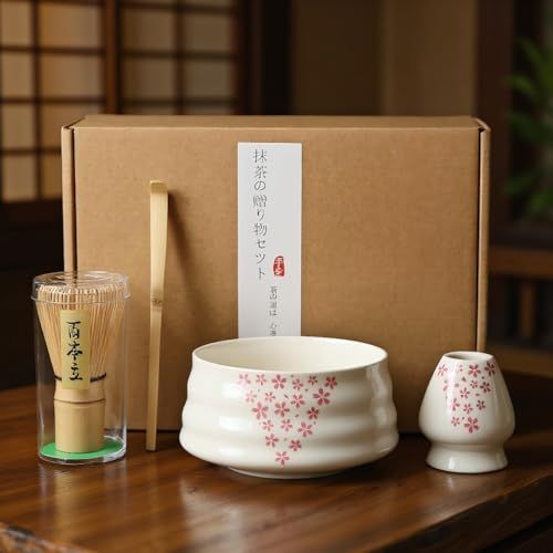 抹茶 セット 茶道セット 抹茶道具 4点セット 初心者向け 【抹茶碗