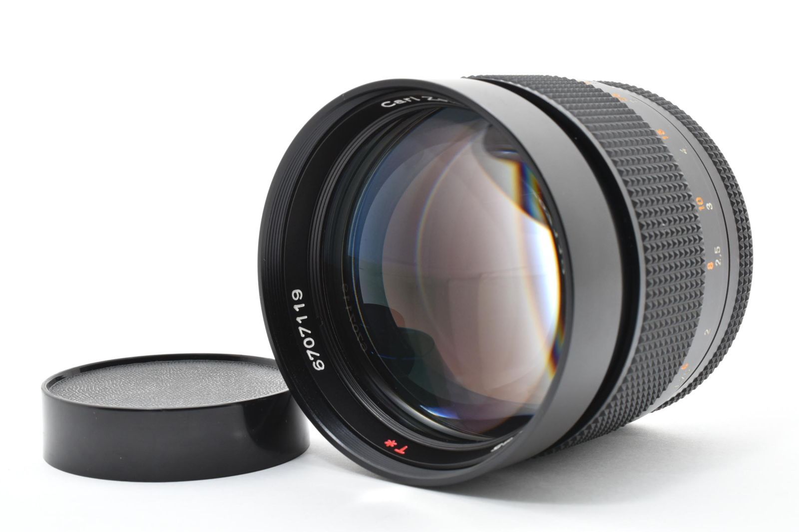 ★外観美品★ コンタックス CONTAX Carl Zeiss Planar 85mm F1.4 T* AEG #1985
