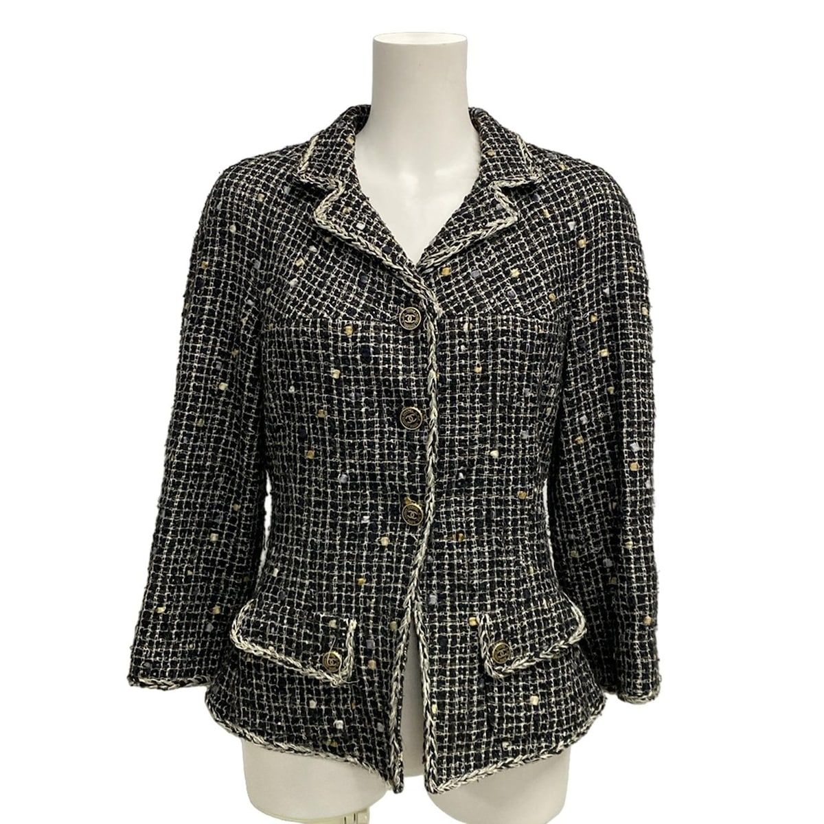 CHANEL(シャネル) ジャケット サイズ36 S レディース P28686 黒 