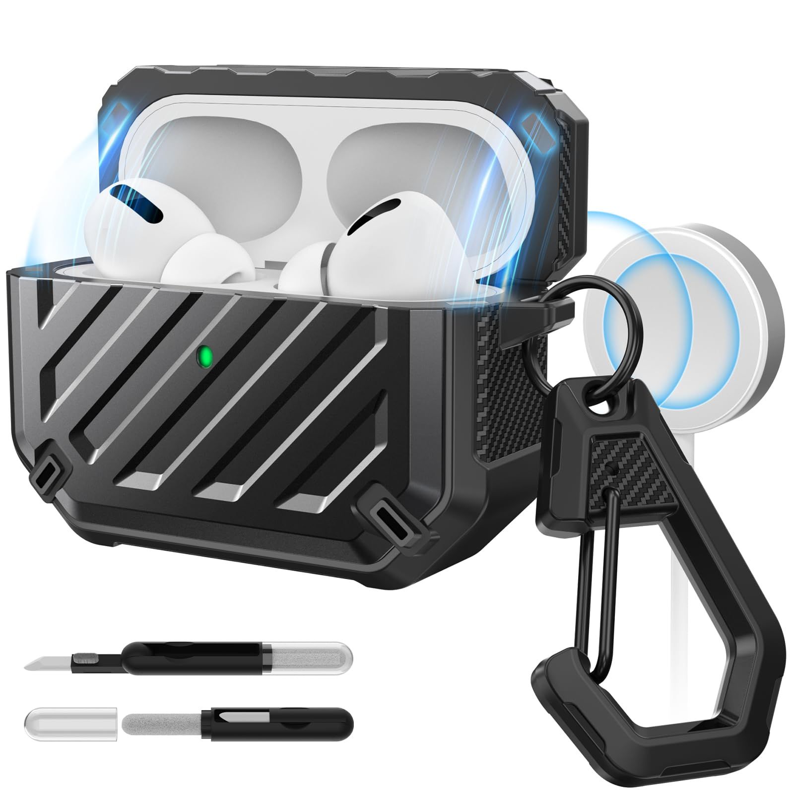 新品 SUPCASE Airpods Pro2 2022 ケース AirpodsPro 2019兼用 耐衝撃 MagSafe対応 防塵 360°全面保護カバー スタイリッシュ AirPods Pro ケースカバー Apple AirPods Pro 第１/２世