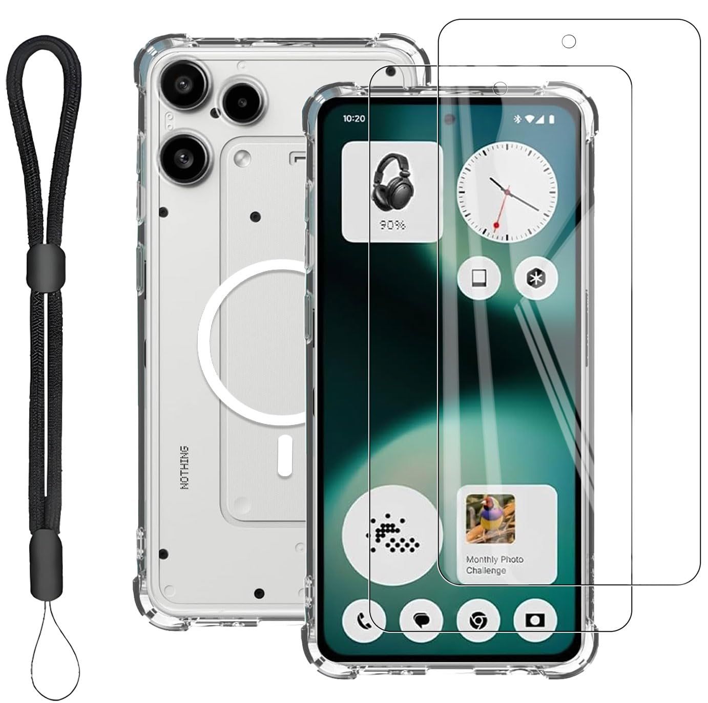 新品 YCJDP 保護フィルム カバー nothing phone 3a lite 用 クリア