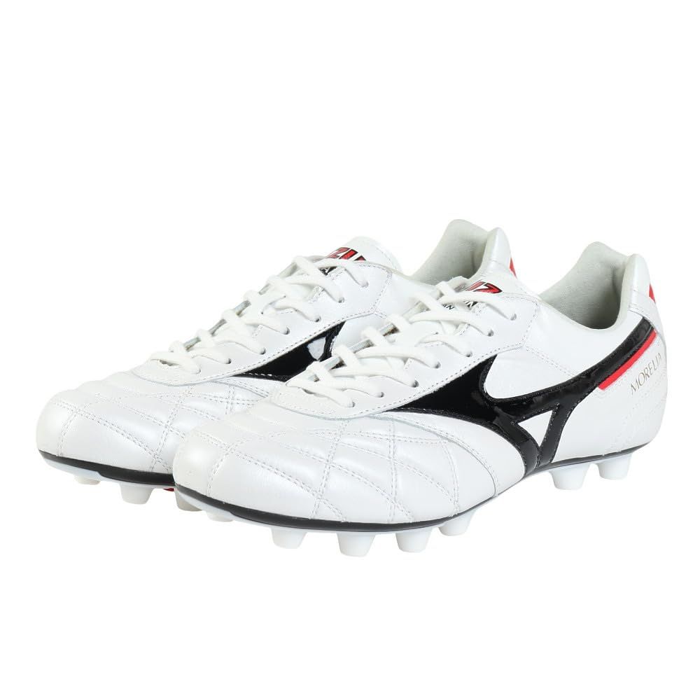 新品 ミズノ（MIZUNO） サッカースパイク 天然芝/土/人工芝用 モレリアII JAPAN P1GA250209 お一人様一点まで （ホワイト×ブラック/２７．０/Men's、Lady's）