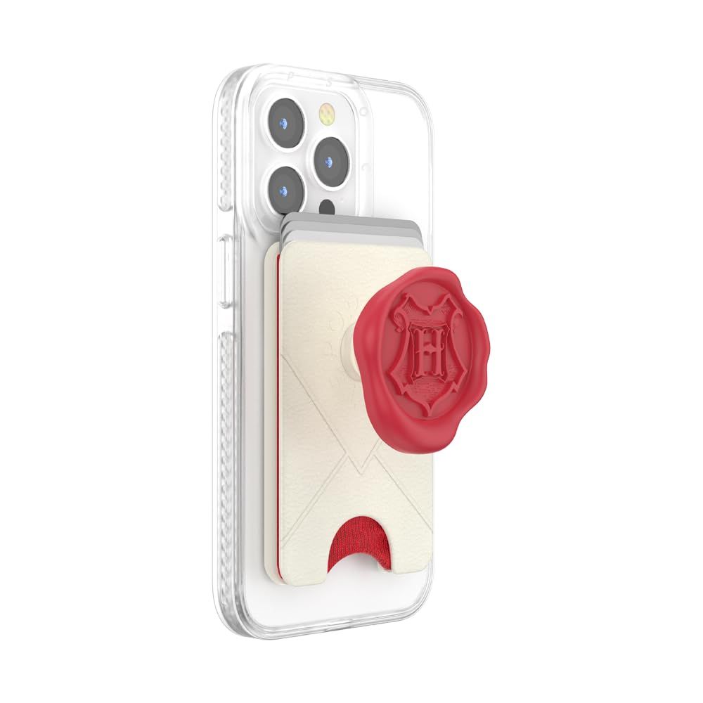 新品 PopSockets Japan - ポップソケッツ ジャパン PopWallet+ Harry Potter Letter ハリー ポッター ホグワーツの手紙 MagSafe ポップウォレット+ スマホグリップ&ウォレット スタンド付きカードケース