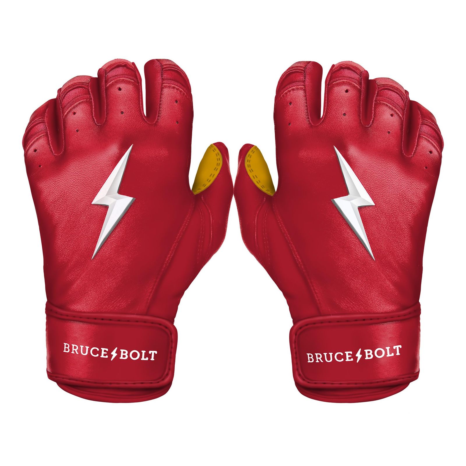 新品 BRUCE BOLT バッティンググローブ オリジナルシリーズ ショートカフ レッド 野球 グローブ スモールサイズ