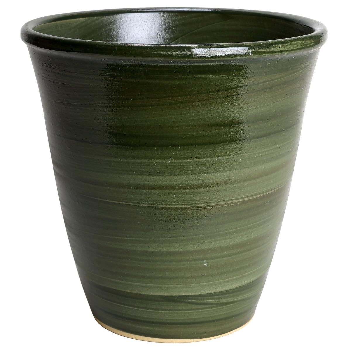 新品 鉢 KANEYOSHI 【日本製/三河焼】 陶器 植木鉢 小春 グリーン 8号