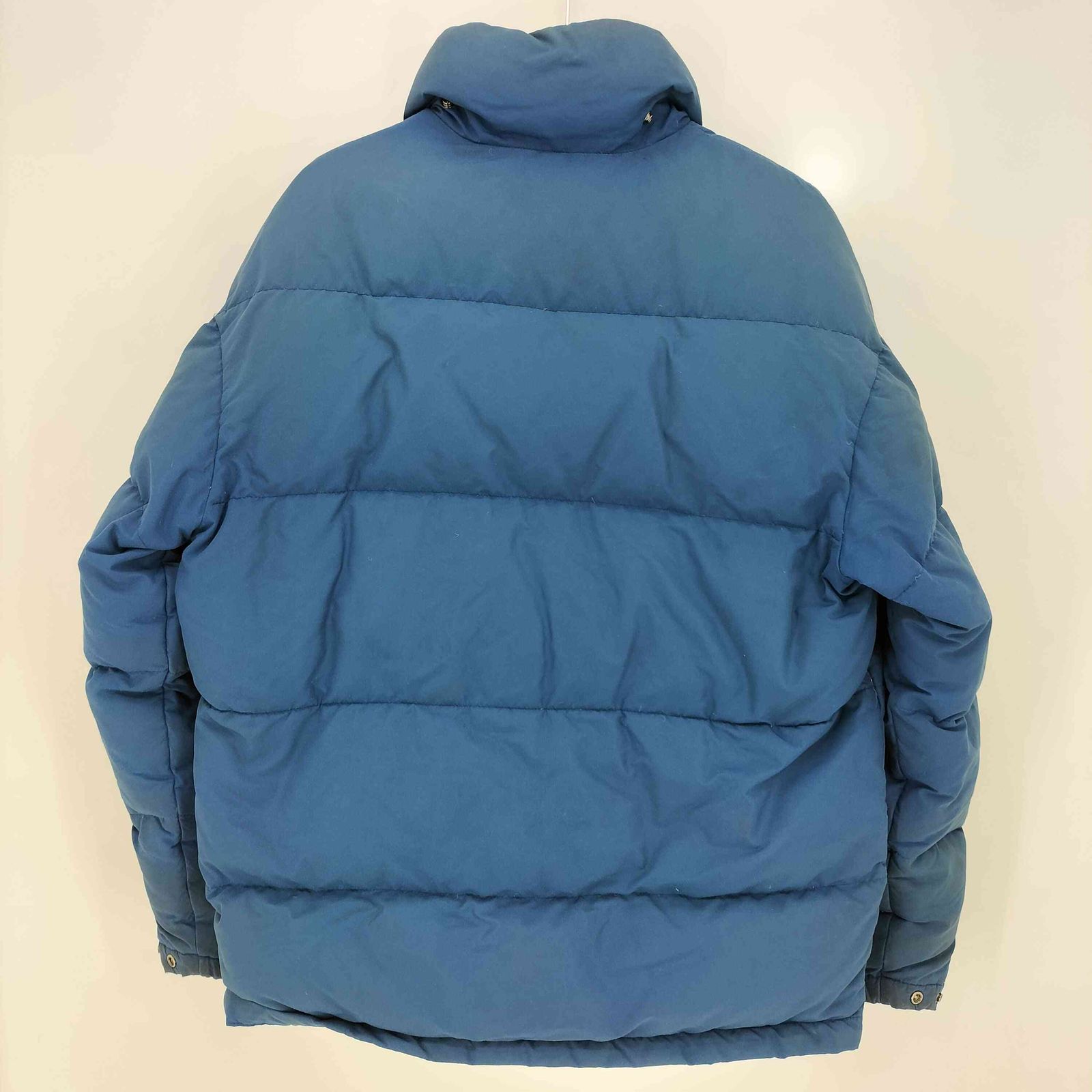 ウールリッチ WOOLRICH 80s USA製 紺タグ スタンドカラー 比翼ジップ 