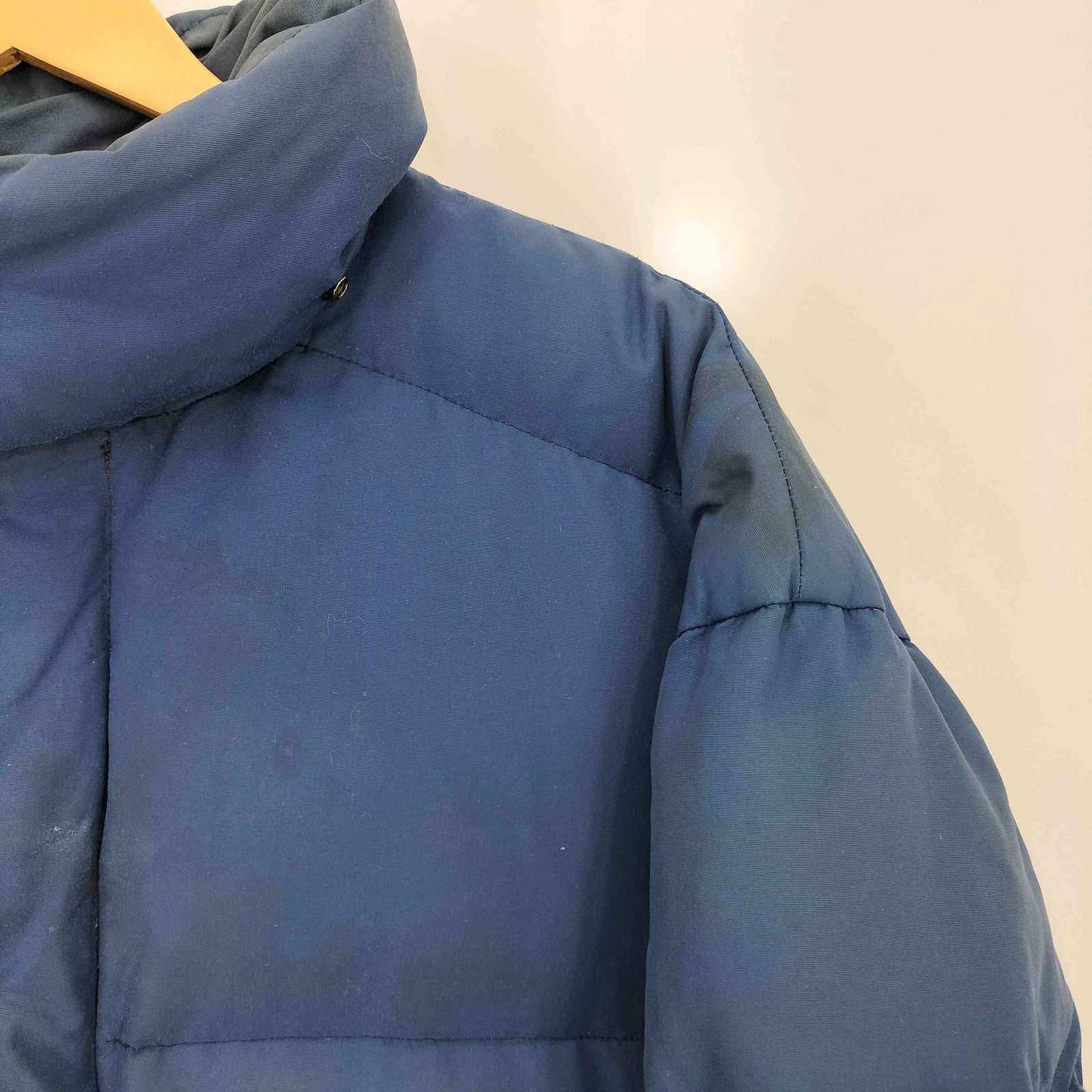 ウールリッチ WOOLRICH 80s USA製 紺タグ スタンドカラー 比翼ジップ 