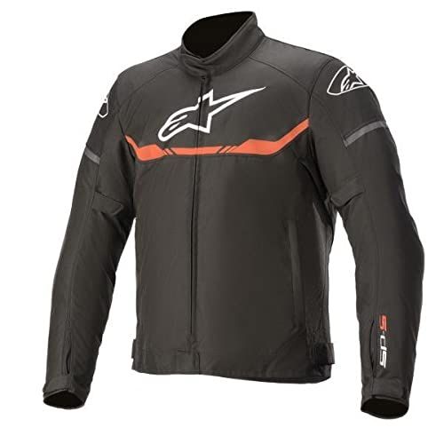 新品 alpinestars(アルパインスターズ) バイクジャケット 1030 BLACK RED FLUO (サイズ:M) T-SP Sウォータープルーフジャケット ASIA 3206022