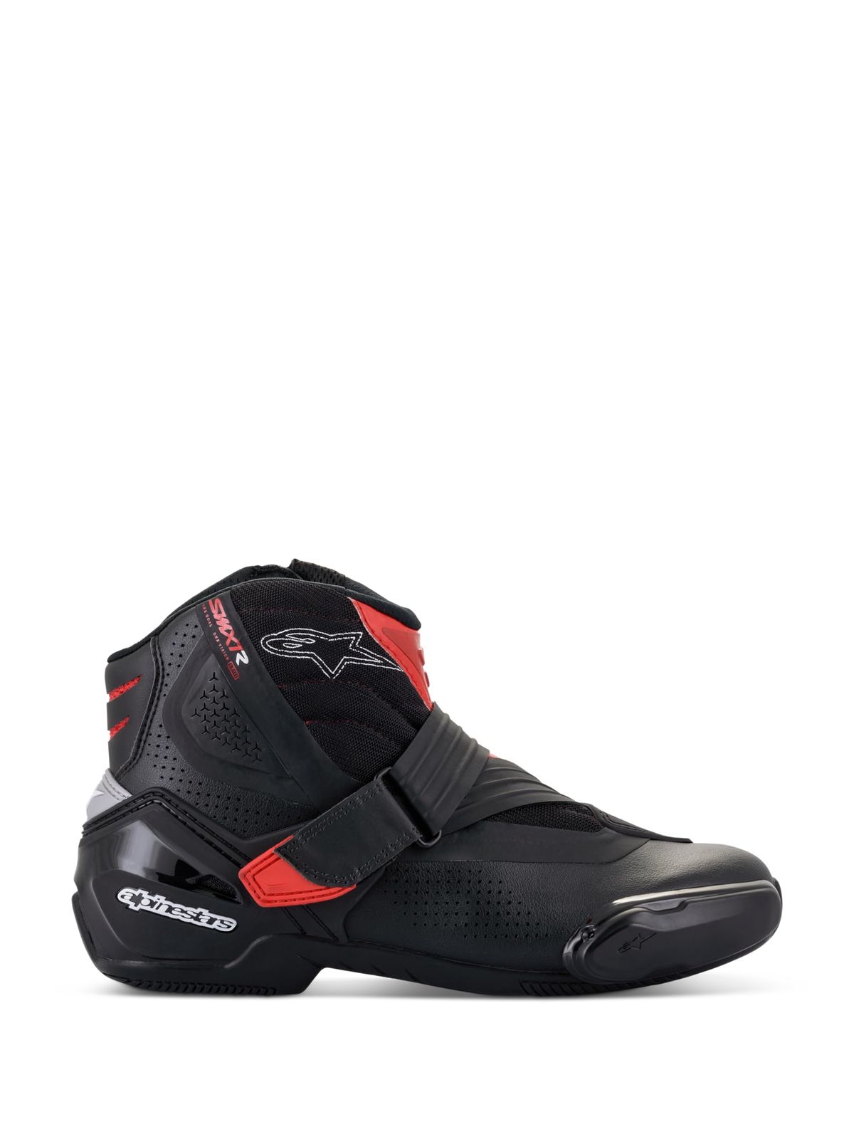 新品 alpinestars(アルパインスターズ)バイクブーツ ブラック/レッド EUR41/26.0cm SMX-1 R v2 VENTEDブーツ 2224021