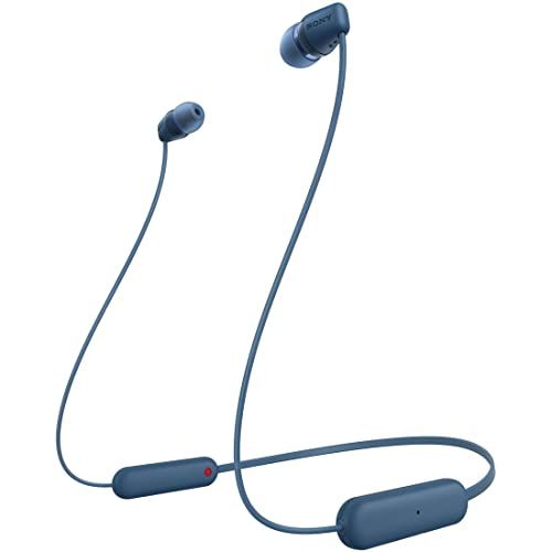 ソニー(SONY) ワイヤレスイヤホン WI-C100:Bluetooth対応/25時間スタミナ/IPX4防滴/DSEE搭載 ブルー WI-C100 LZ 小mi