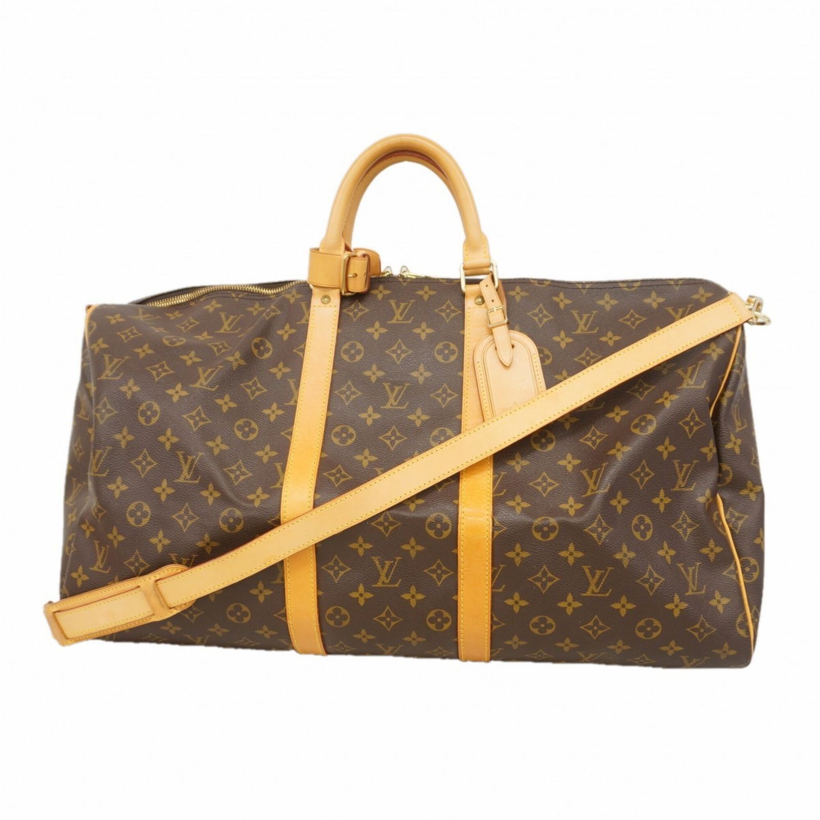 ルイ・ヴィトン(Louis Vuitton) ルイ・ヴィトン バッグ・ボストンバッグ モノグラム キーポルバンドリエール55 M41414 ブラウンメンズ レディース