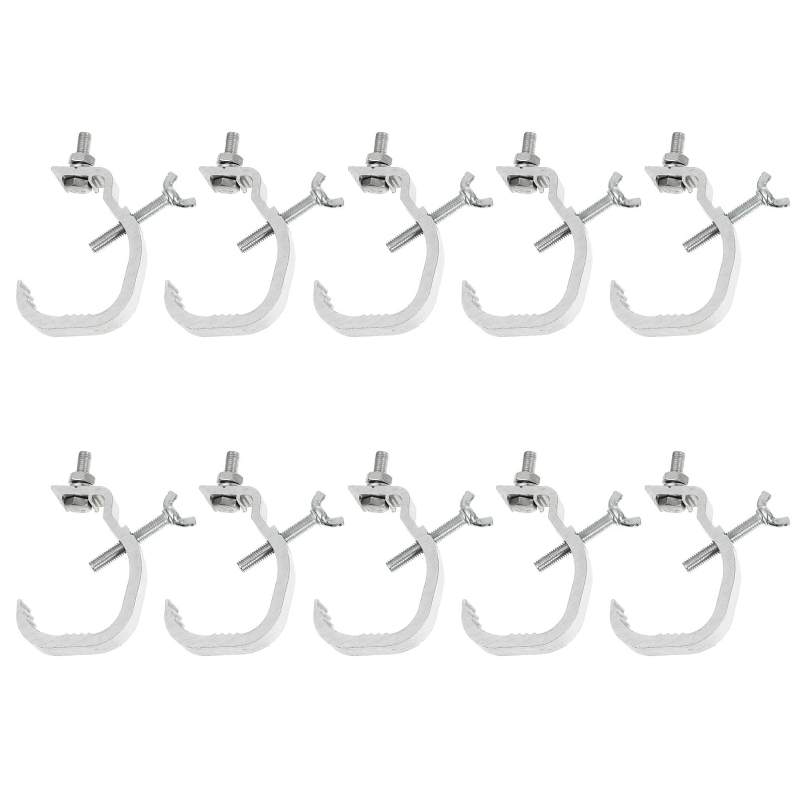 新品 BESTOYARD ステージライトフック 10個 ライト ミトラス トリガー フックハンギング 照明 トラススタンド 移動 ヘッド ライト 照明 取付