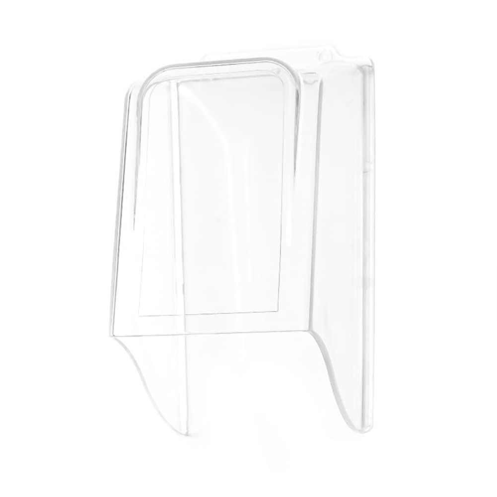 新品 レインカバー 防水カバー 直径3mm 除け ロック ドアベル インターホン 強化プラスチック製 クリア 簡単設置